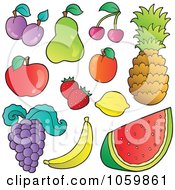 Poster, Art Print Of Digital Collage Of Fruit