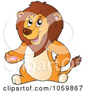 Poster, Art Print Of Gesturing Lion