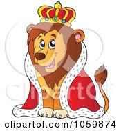 Poster, Art Print Of King Lion
