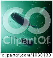 Royalty Free CGI Clip Art Illustration Of 3d Bacteria by Mopic