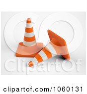 Poster, Art Print Of 3d Traffic Cones