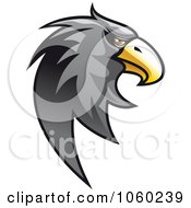 Royalty Free Vector Clip Art Illustration Of An Eagle Head Logo 5