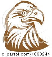 Royalty Free Vector Clip Art Illustration Of An Eagle Head Logo 7