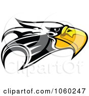 Royalty Free Vector Clip Art Illustration Of An Eagle Head Logo 2