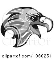Royalty Free Vector Clip Art Illustration Of An Eagle Head Logo 10