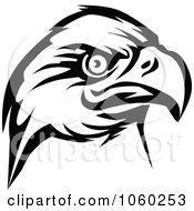 Royalty Free Vector Clip Art Illustration Of An Eagle Head Logo 8