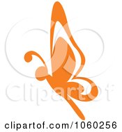 Poster, Art Print Of Orange Butterfly Logo - 3