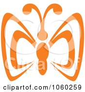 Poster, Art Print Of Orange Butterfly Logo - 2