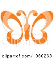 Poster, Art Print Of Orange Butterfly Logo - 1