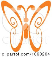 Poster, Art Print Of Orange Butterfly Logo - 4