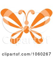 Poster, Art Print Of Orange Butterfly Logo - 6