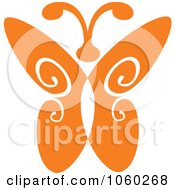 Poster, Art Print Of Orange Butterfly Logo - 5