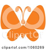 Poster, Art Print Of Orange Butterfly Logo - 7