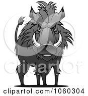 Poster, Art Print Of Razorback Boar Logo - 10
