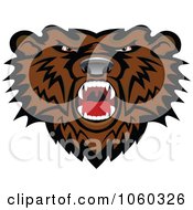 Royalty Free Vector Clip Art Illustration Of A Brown Bear Logo 4