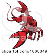 Royalty Free Vector Clip Art Illustration Of A Lobster Logo 1
