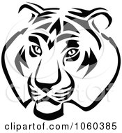 Poster, Art Print Of Tiger Head Logo - 1