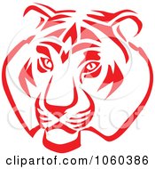 Poster, Art Print Of Tiger Head Logo - 2