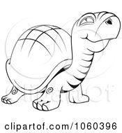 Royalty Free Vector Clip Art Illustration Of A Tortoise Logo 2