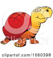 Royalty Free Vector Clip Art Illustration Of A Tortoise Logo 1