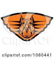 Royalty Free Vector Clip Art Illustration Of A Big Dog Logo 3