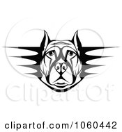 Royalty Free Vector Clip Art Illustration Of A Big Dog Logo 1