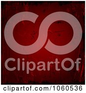 Poster, Art Print Of Grungy Deep Red Background With Scratches