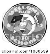 Poster, Art Print Of Welcome Back To School Circle And Student Apple Holding A Diploma - 3