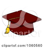 Poster, Art Print Of Red Graduation Cap And Tassel
