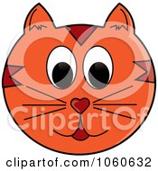 Poster, Art Print Of Orange Cat Face