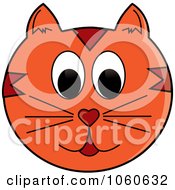 Orange Cat Face