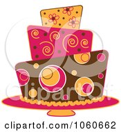 Poster, Art Print Of Funky Three Tiered Cake - 3