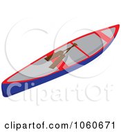 Poster, Art Print Of Canoe And Paddles