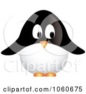 Royalty Free Vector Clip Art Illustration Of A Shiny Penguin by Pams Clipart