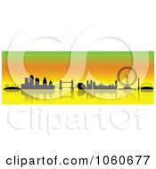 Poster, Art Print Of London Skyline Banner - 2