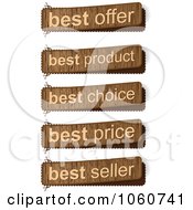 Poster, Art Print Of Digital Collage Of Wooden Sales Banners