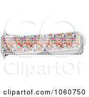 Poster, Art Print Of Banner Made Of World Flags