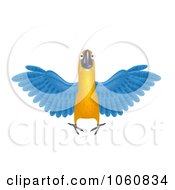 Poster, Art Print Of Flying Macaw Parrot