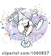 Poster, Art Print Of Excited Moodie Character Celebrating