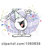 Poster, Art Print Of Happy Moodie Character Celebrating