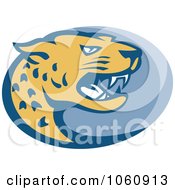 Poster, Art Print Of Jaguar Head In Profile - 1