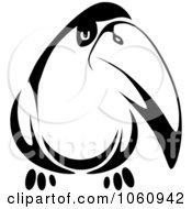 Poster, Art Print Of Black And White Toucan