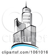 Royalty Free Vector Clip Art Illustration Of A Skyscraper Logo 10