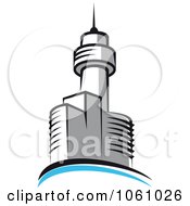 Royalty Free Vector Clip Art Illustration Of A Skyscraper Logo 2