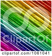 Poster, Art Print Of Background Of Textured Rainbow Brush Strokes