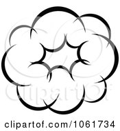 Clipart Comic Explosion Design Element 6 Royalty Free Vector Illustration