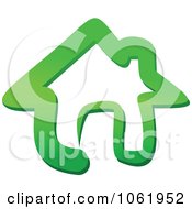 Poster, Art Print Of Green Home Page Icon