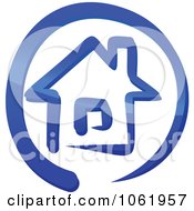Clipart Blue Home Page Icon Royalty Free Vector Illustration by Vector Tradition SM #COLLC1061957-0169