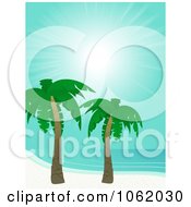 Poster, Art Print Of Tropical Coast With Palm Trees