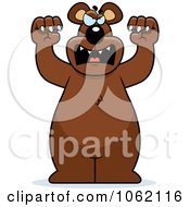 Poster, Art Print Of Big Bear Roaring